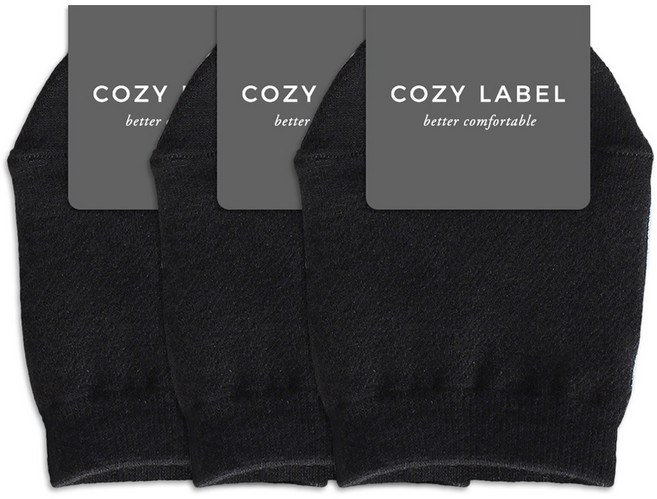 코지라벨 여성용 신어도 안보여 논슬립 블로퍼 뮬양말 3켤레