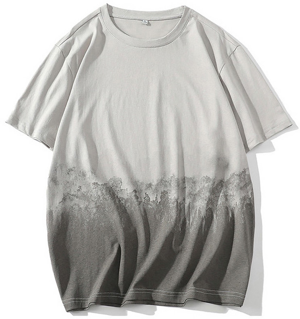 스타빈 남성용 루즈 컬러나염 반팔티셔츠