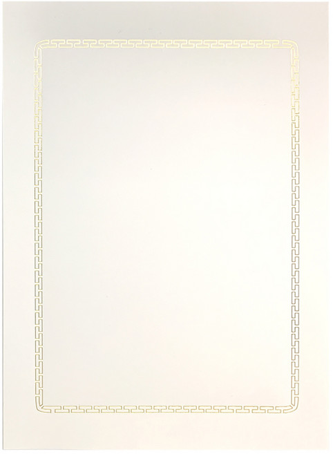 상장팩토리 금박 상장용지 180g, 순백색(완자), 50개