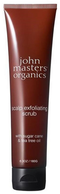 John Masters Organics 頭皮淨化去角質磨砂膏 含糖蔗和茶樹油 180g, 1條