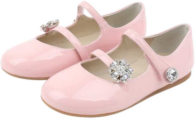 앙뉴 여아용 펄 구두