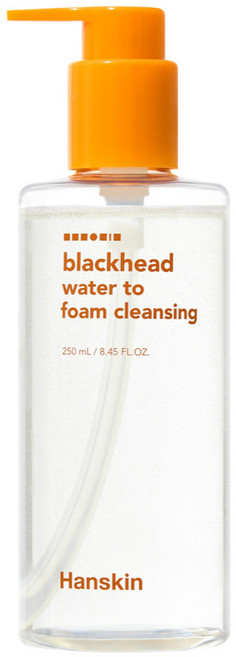 한스킨 블랙헤드 워터 투 폼클렌징, 1개, 250ml