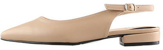 프리토 마사 스틸레토 플랫 슬링백 2cm