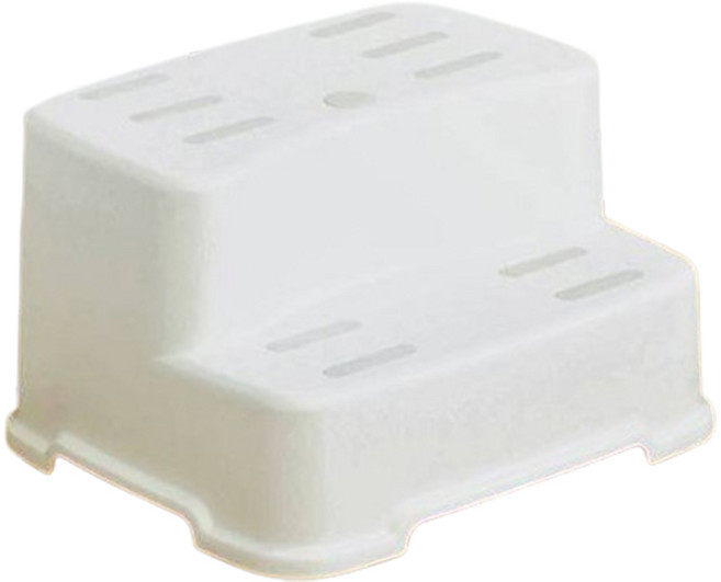 가쯔 논슬립 2단 유아 디딤대 발받침대 욕실 의자, 그레이, 1개