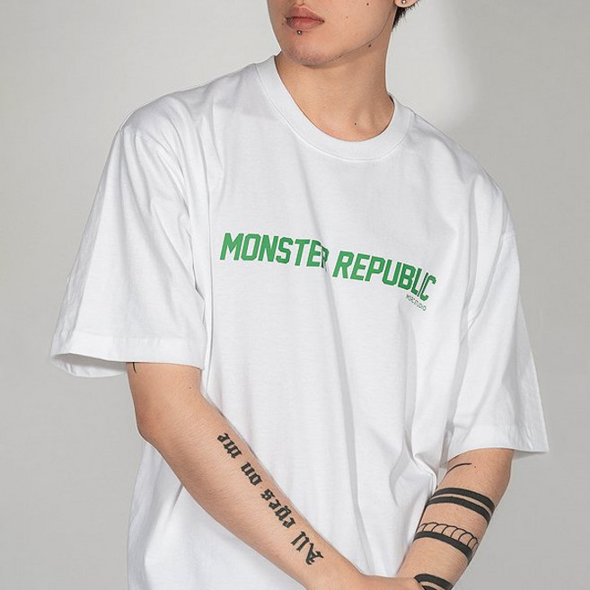 몬스터리퍼블릭 몬스터 베이직 로고 통기성 티셔츠