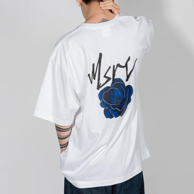 몬스터리퍼블릭 남녀공용 MSRC 플라워 통기성 티셔츠