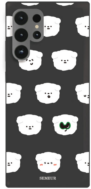 스메르 패턴 가죽 젤리 휴대폰 케이스