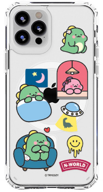 트라이코지 리틀티노 패치 젤하드 맥세이프 휴대폰 케이스