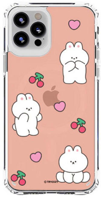 TRYCOZY 兔子食物 凝膠硬殼Magsafe手機殼