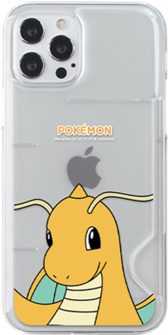 포켓몬 큐티 S2 반투명 카드 슬림 휴대폰 케이스