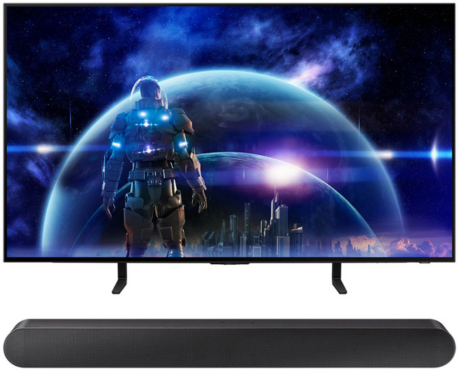 삼성전자 4K UHD OLED TV + 사운드바 세트 방문설치, 120cm(47.2인치), KQ48SD90AEXKR + HW-S55B/KR, 스탠드형