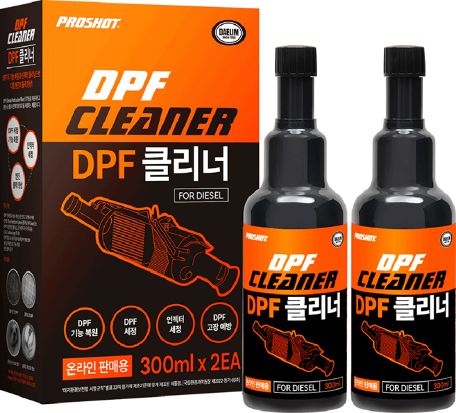프로샷 DPF 클리너, 300ml, 2개