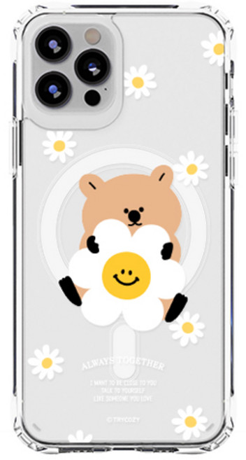 TRYCOZY 動物 Daisy 凝膠硬殼 MagSafe 手機殼