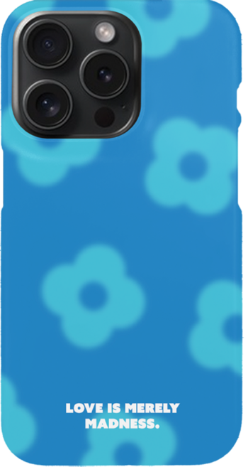 스메르 소프트 플라워 패턴 슬림 하드 휴대폰 케이스