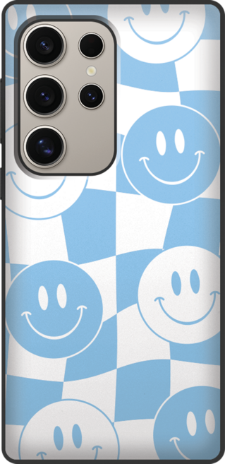 스메르 스마일체커보드 카드수납 마그네틱 범퍼 휴대폰 케이스