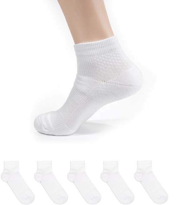 가나양말 남성용 LUXURY CLUB 기능성 압박 이중바닥 쿠션 스포츠 단목 양말 5켤레 세트