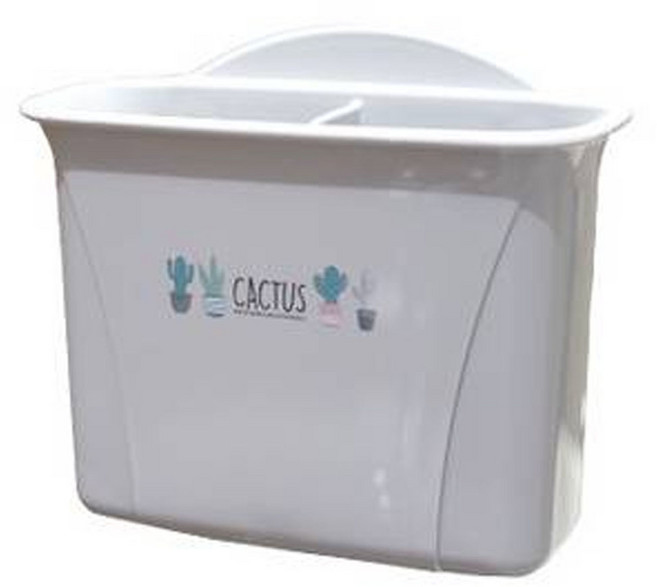 보노하우스 칵투스 다용도 수납홀더 대, 그레이, 1개