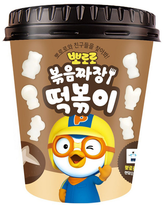 어니스트에프엔비 뽀로로 볶음 짜장 떡볶이, 110g, 1개