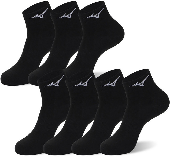 미즈노 데일리 단목 7족 세트, 블랙, 1세트