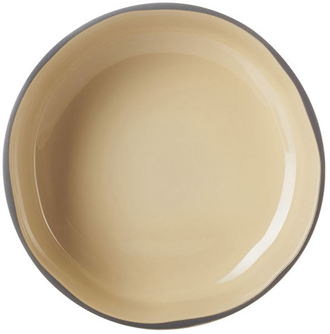 레볼 꺄락떼르 원형 깊은 접시, 넛맥, 1개