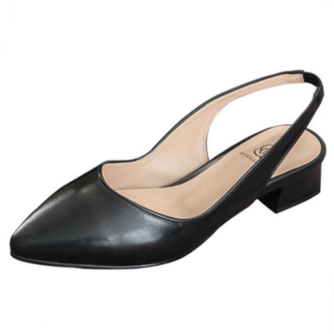 분홍코끼리 굿타임 심플 슬링백힐 4cm