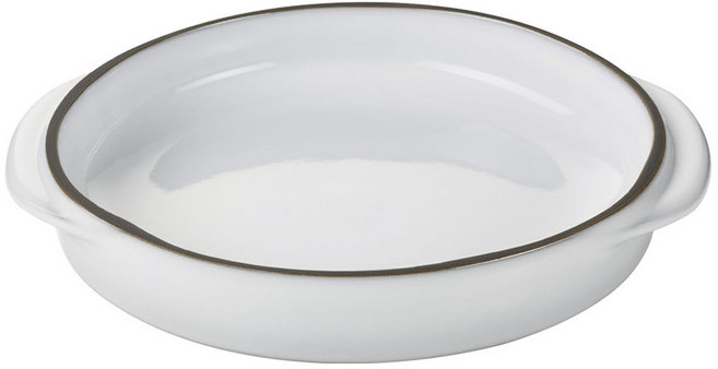 레볼 꺄락떼르 원형 핸들 디쉬, 화이트 큐뮬러스, 1개