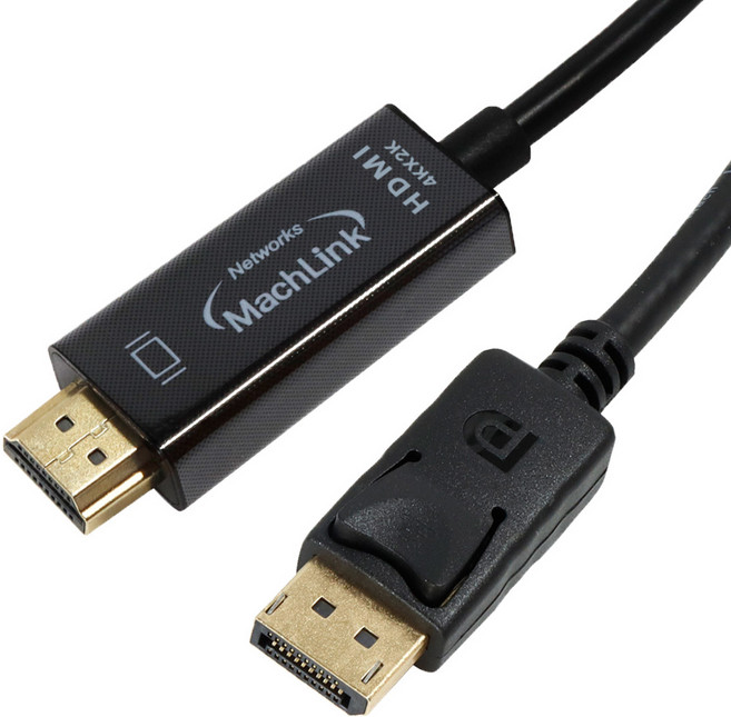 마하링크 DP to HDMI 고급형 Active 케이블 V1.2, 1개