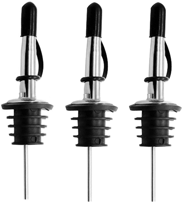 착한살림 스텐 칵테일 와인 푸어러 퓨어러 세트, 실버, 3개