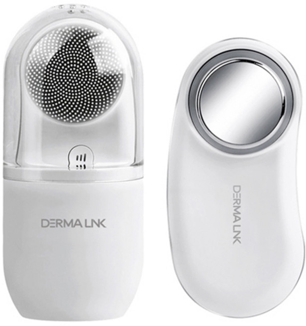 더마링크 음파 진동 듀얼케어 클렌저 갈바닉, TN-S1000, 화이트