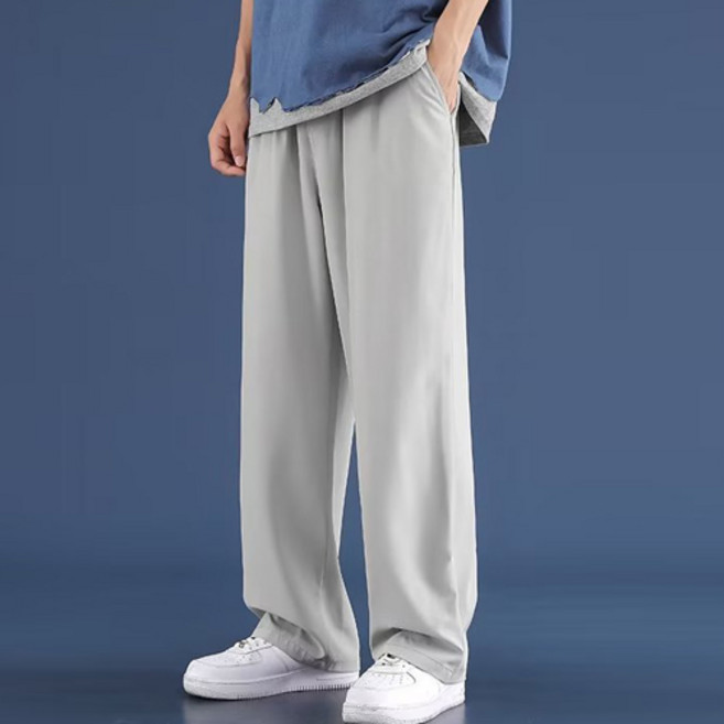 Goodif 男性直筒寬鬆束口運動褲