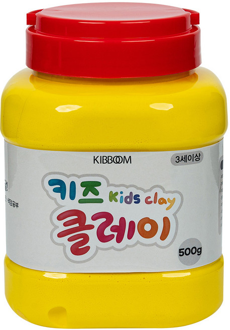 키즈 클레이 버켓, 노랑, 500g, 1개