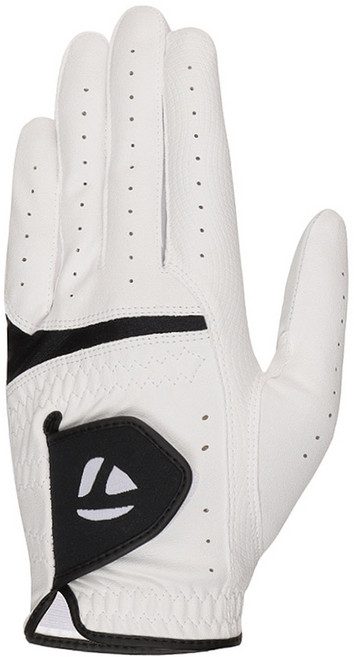 테일러메이드 듀러블 그립 골프장갑, 화이트, 1개