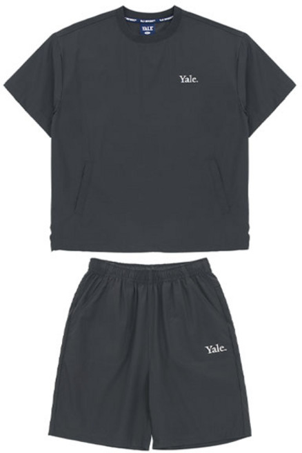 예일키즈 아동용 어센틱 스트레치 반팔 피스테 셋업 YJCCSUD23053