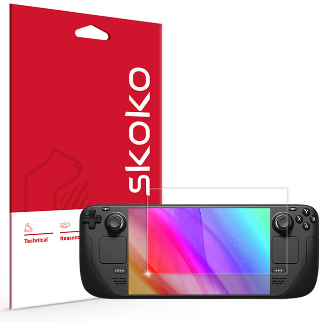 스코코 OLED 초고화질 트루컬러 AR 액정보호필름 세트, 밸브 스팀덱, 1세트