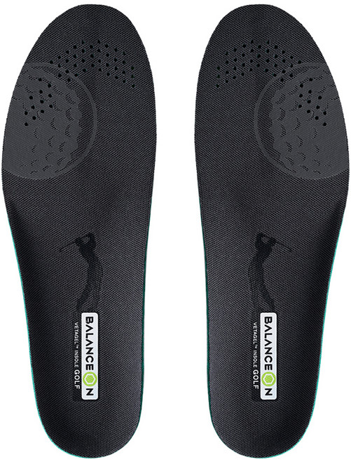 밸런스온 골프 인솔 좌우세트, 블랙, 1세트