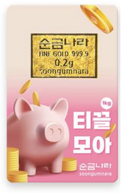 순금나라 24K 티끌모아 봉투패키지 미니 골드바