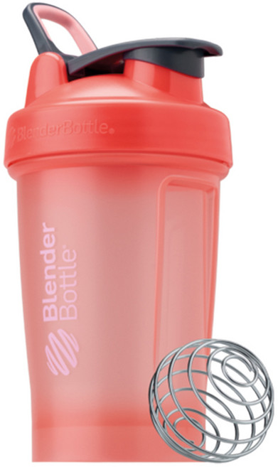 Blender Bottle 經典 V2 搖搖杯, 葡萄柚色, 600ml, 1個