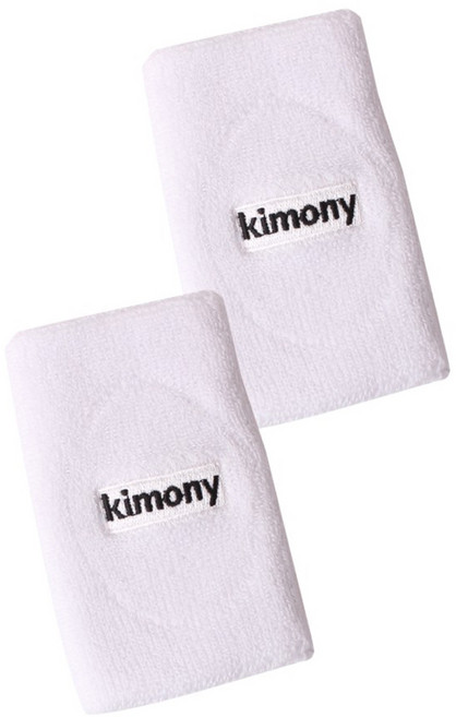 키모니 스포츠 손목 밴드 KSA508, 2개, 화이트