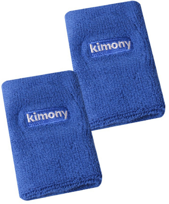 키모니 스포츠 손목 밴드 KSA508, 2개, 블루