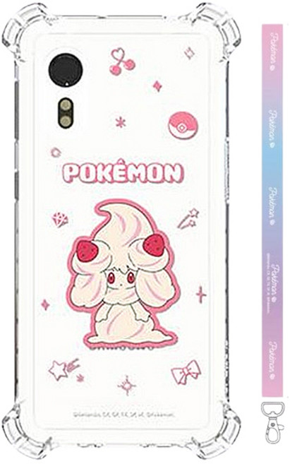 포켓몬스터 휴대폰 케이스 스트랩 세트