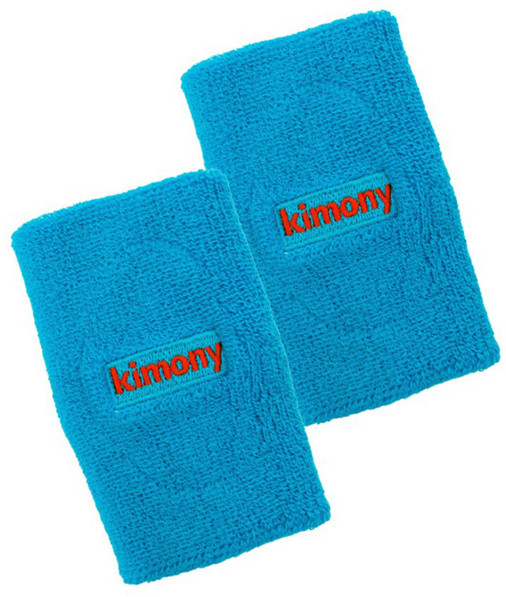 키모니 스포츠 손목 밴드 KSA508, 2개, 블루그린