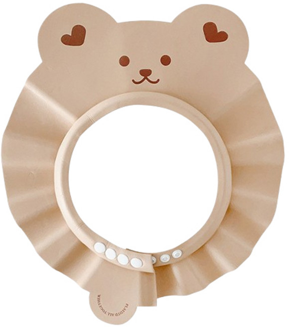 돗투돗 돗프렌즈 말랑 아기 샴푸캡, 해피돗꼼, 1개