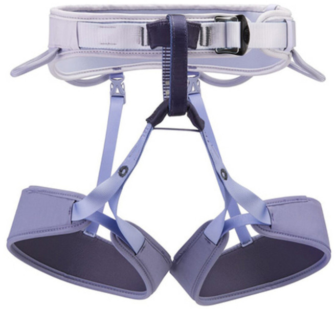 페츨 여성용 코락스 LT 경량 등반용 하네스, 라일락 화이트