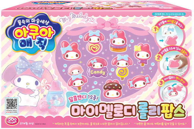 주영 아쿠아매직 마이멜로디 롤리팝스, 혼합색상, 1개