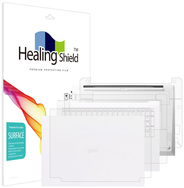 힐링쉴드 무광 외부보호필름 3종 세트, 1세트