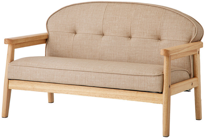 팀버토츠 뉴모나 2인용 유아소파, 내츄럴