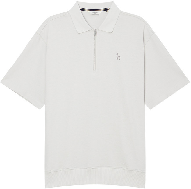 헤지스 남성용 하프집업 반팔 카라 맨투맨