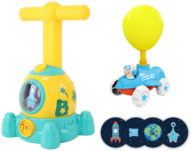 happyplay 太空船氣球車, 綠色