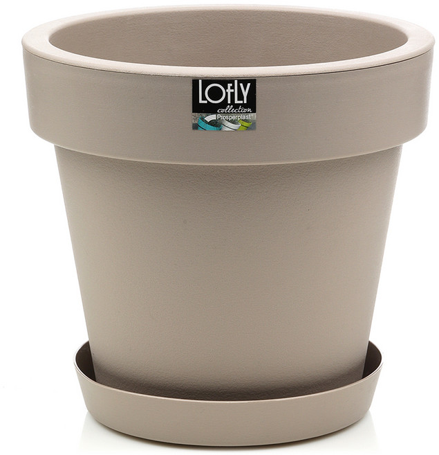 폴란드 플라스틱 화분, 모카, 1개