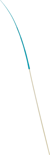 캐티맨 시골 쥐꼬리 스틱 낚시대 고양이 장난감, 그린, 1개